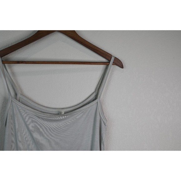 Skims Tank Women 3XL Cream Tan Spaghetti Crop Top Cami Camisole Classic - Picture 3 of 9